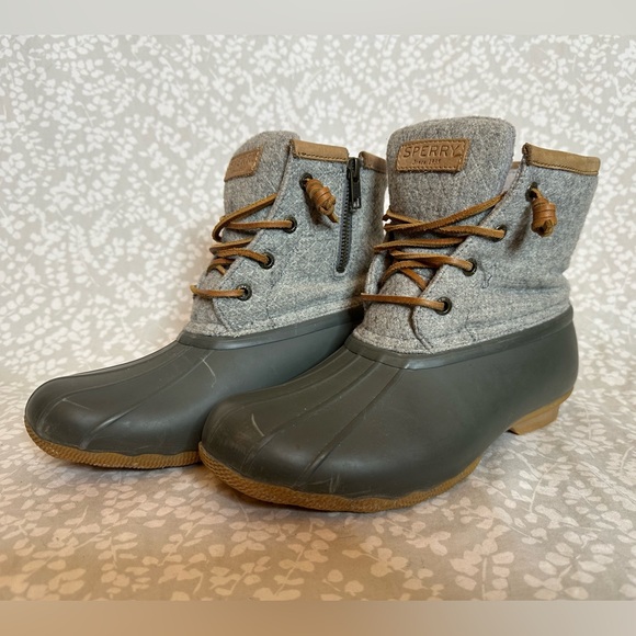 Sperry Women's Saltwater Emboss Wool Boot 7M - Picture 4 of 8